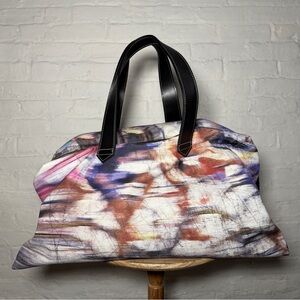 Paul Smith fuzzy cyclist canvas Weekend bag